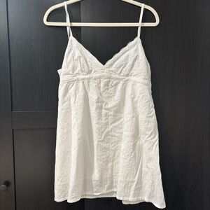 Princess Polly White Spaghetti Strap Summer Dress
